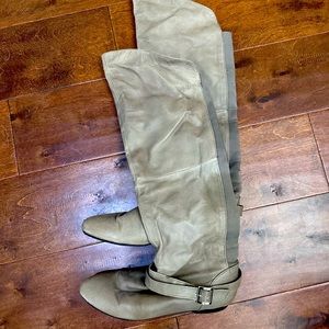 Chinese Laundry knee high grey boots. Size 9.5. Leather.